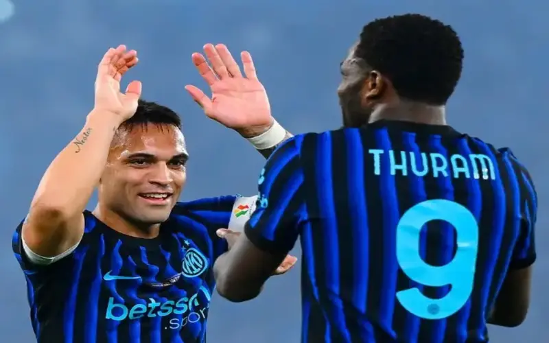 أهداف مباراة إنتر ميلان ضد لاتسيو في الدوري الإيطالي